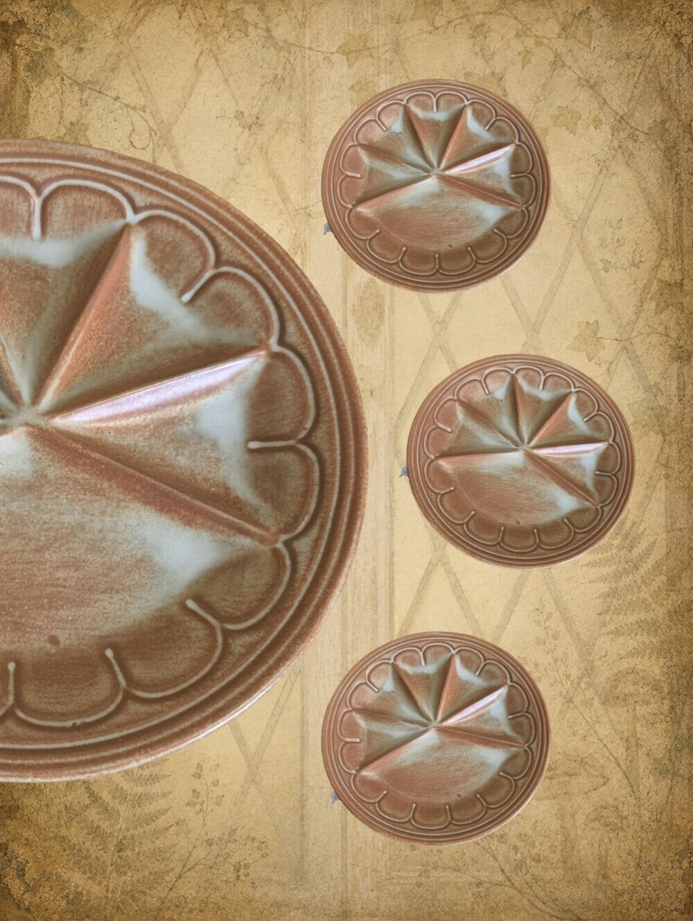 Pantry Pixie Hoard 🍯🧚 BEAUCEWARE Vintage Divided Fondue Plates